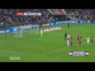 Англия - Норвегия 1:0 видео